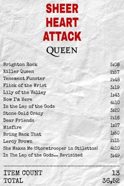 Queen – “Sheer Heart Attack”