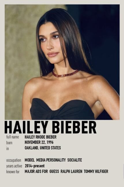 Hailey Bieber – “Profile Poster”