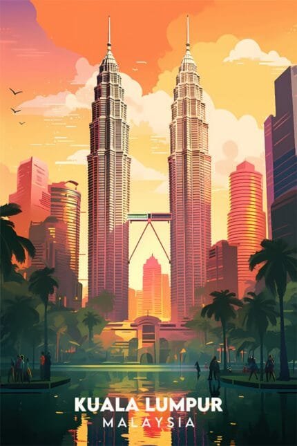 Kuala Lumpur – “Twin Sunset”