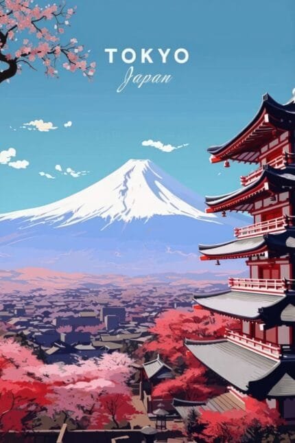 Tokyo – “Mount Fuji Bloom”