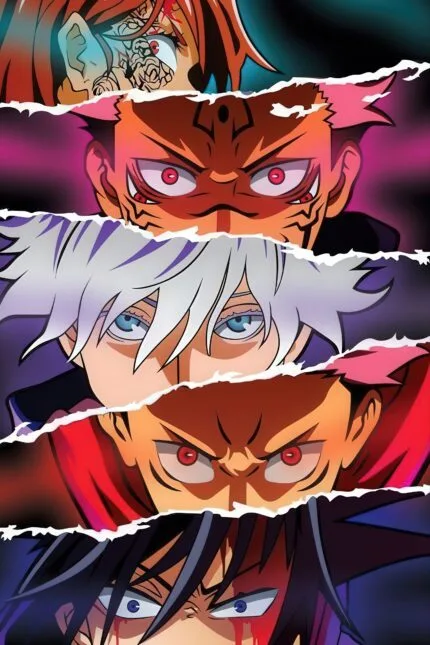 Jujutsu Kaisen – Character Collage
