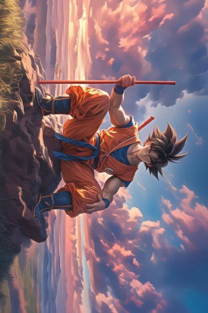 Goku with Power Pole