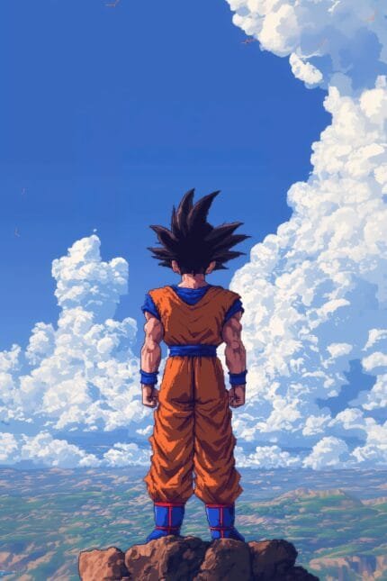 Goku Facing the Sky