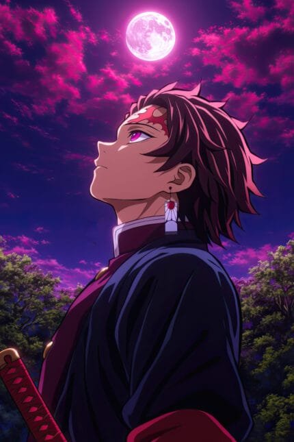 Tanjiro Kamado - Demon Slayer Moonlight