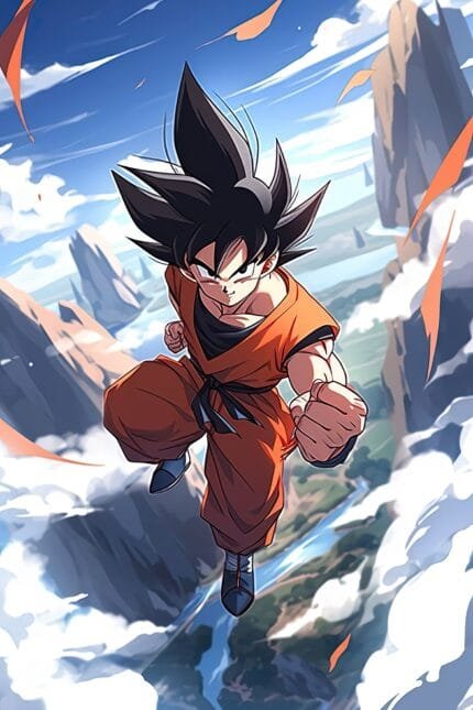 Goku Flying