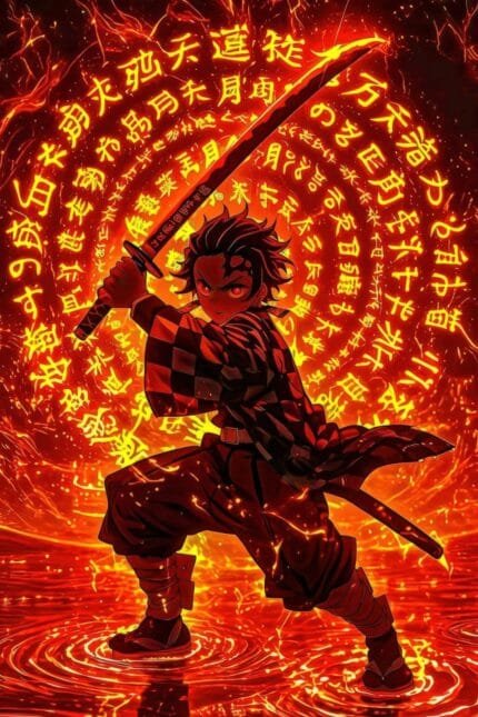 Tanjiro Kamado Sword Glow