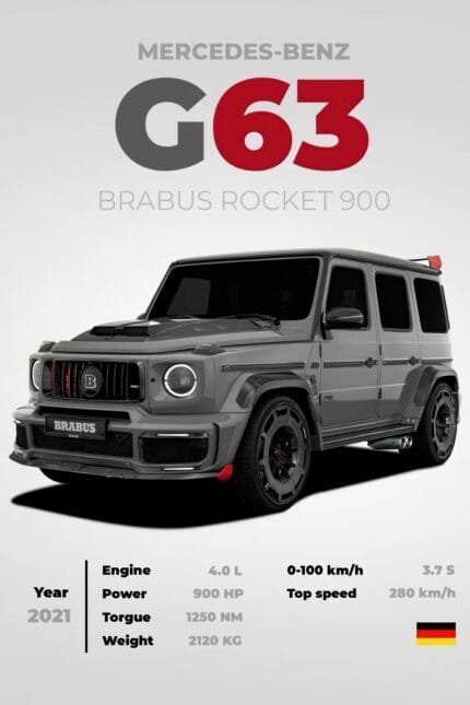 Mercedes-Benz G63 Brabus Rocket 900