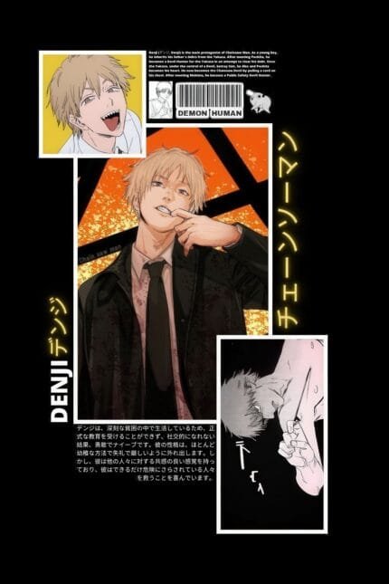 Denji Manga Collage