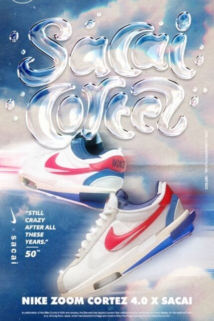Nike Zoom Cortex 4.0 x Sacai