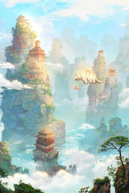 Avatar Anime Cityscape Appa