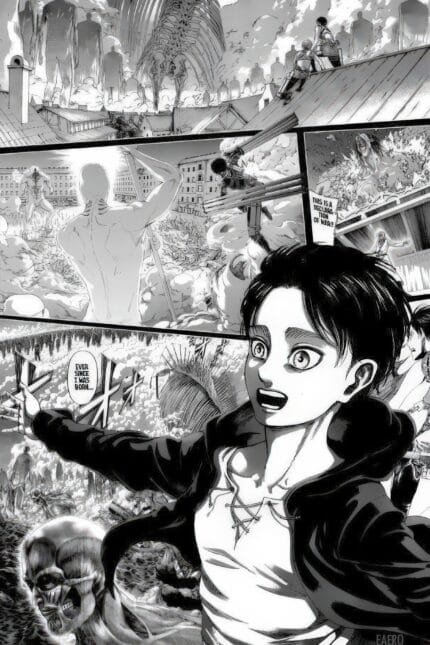 Eren Jaeger Manga Panel