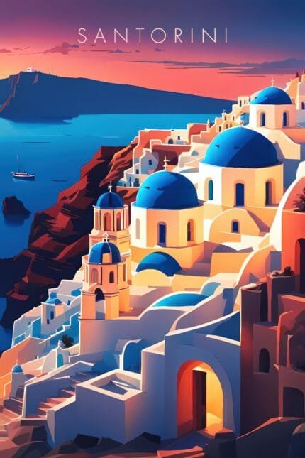 Santorini – “Sunset Serenity”
