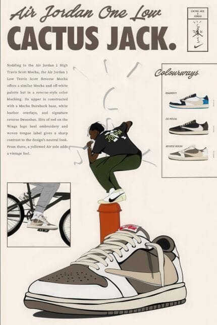 Nike Air Jordan One Low x Cactus Jack