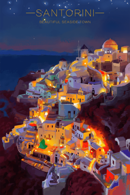 Santorini – „Beautiful Seaside Town”