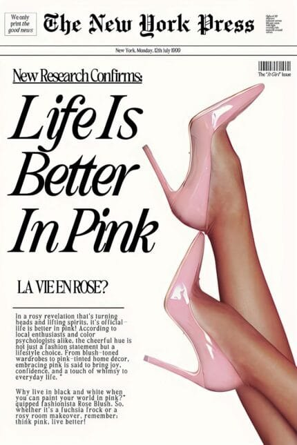 Life Is Better In Pink