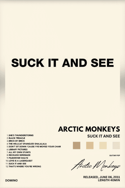 Arctic Monkeys – “Suck It and See”